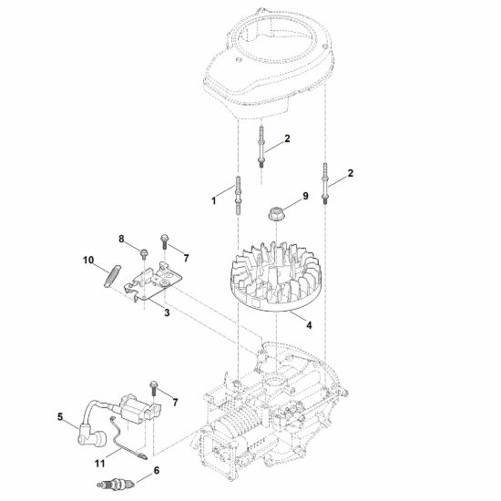 Picture of I - Sistema di accensione e volano EVC 200.3 C (EVC200-0006)